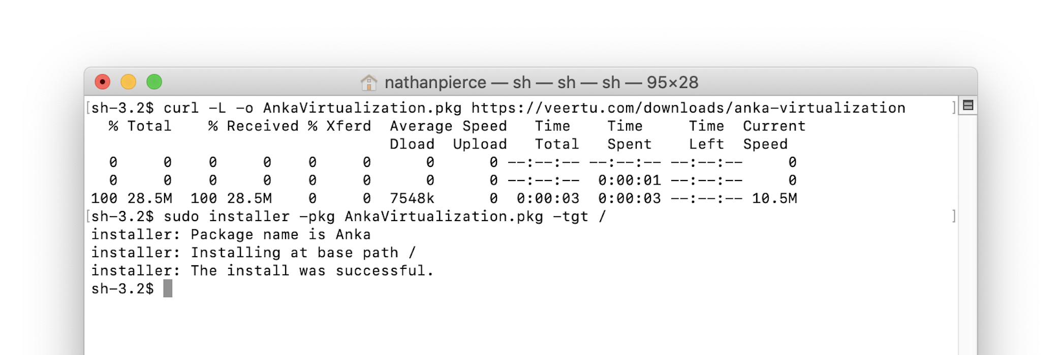 terminal installation